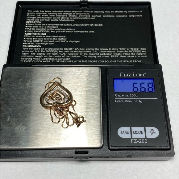 925 Ross Simons Heart Necklace Sterling Silver Gold Plated Rotating Hearts 6.68g - Picture 14 of 16